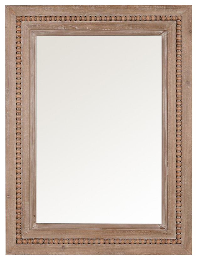 Square Accent Wooden Wall Mirror Farmhouse Wall Mirrors by GALT
