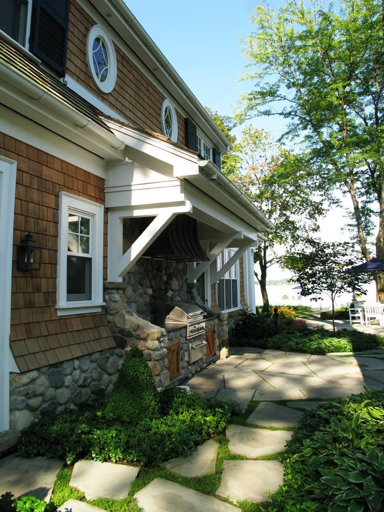 Traditional Lake House