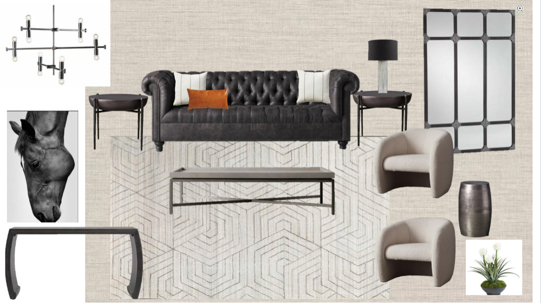 Transitional home design photo in Austin