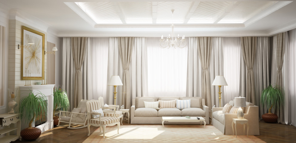 Гостиная в классическом стиле