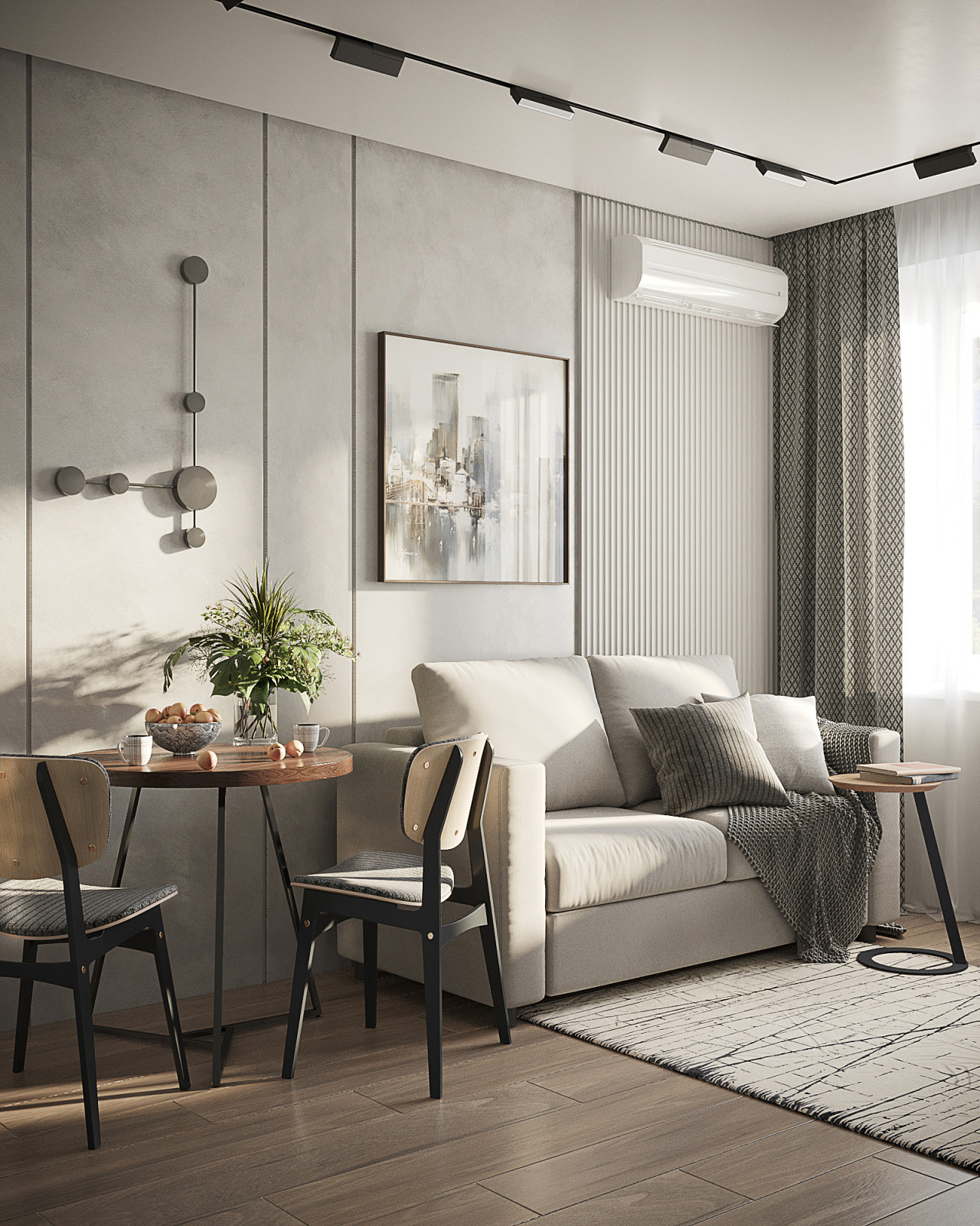 Диванная зона со столиком