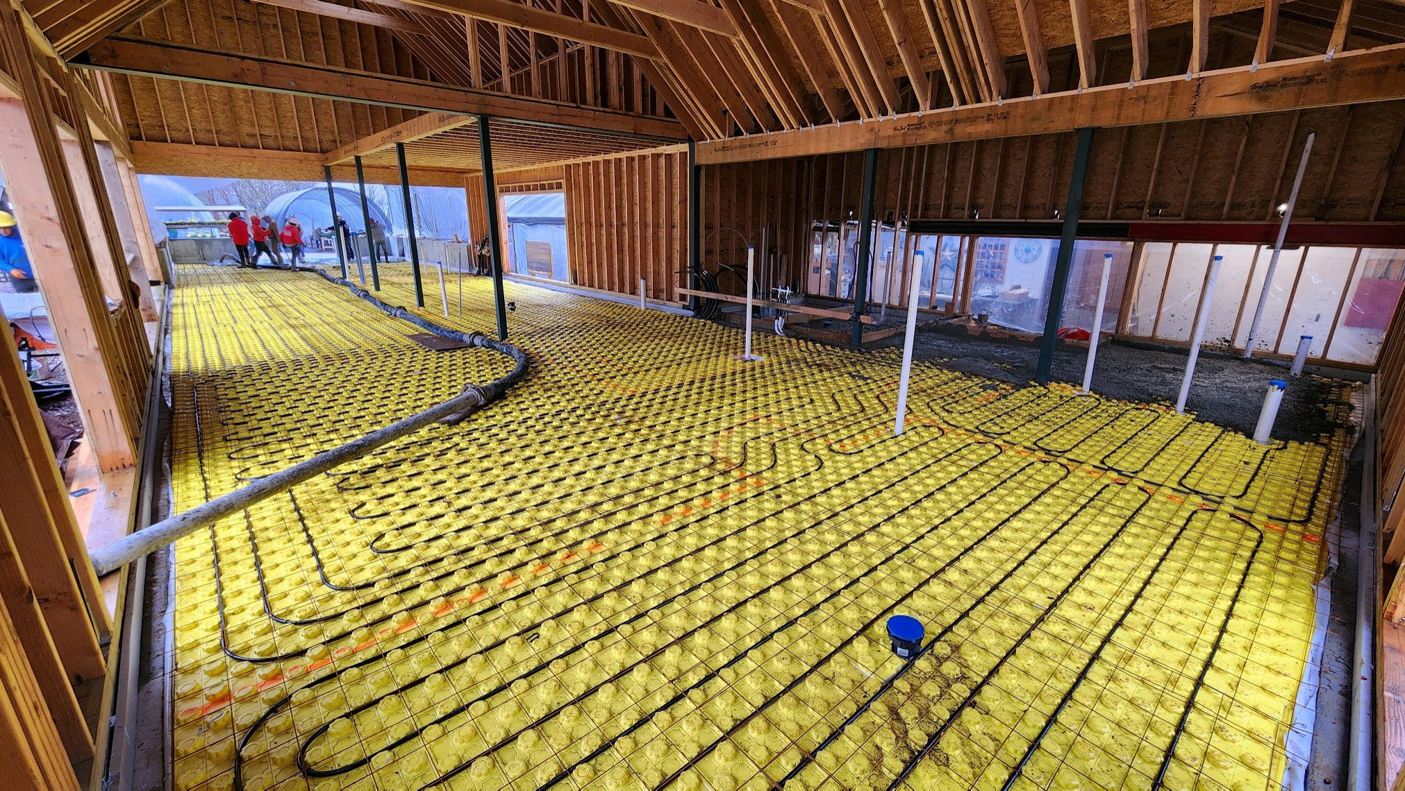 Winery Radiant Floor Slab