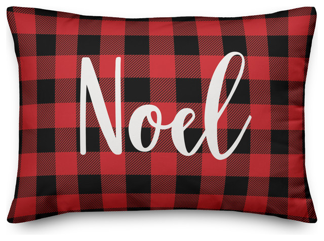Noel, Buffalo Check Plaid 14x20 Lumbar Pillow