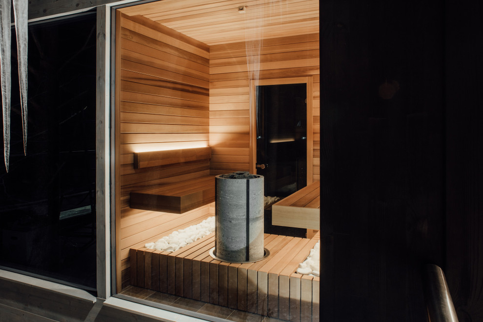 Сауна  в фахверке
