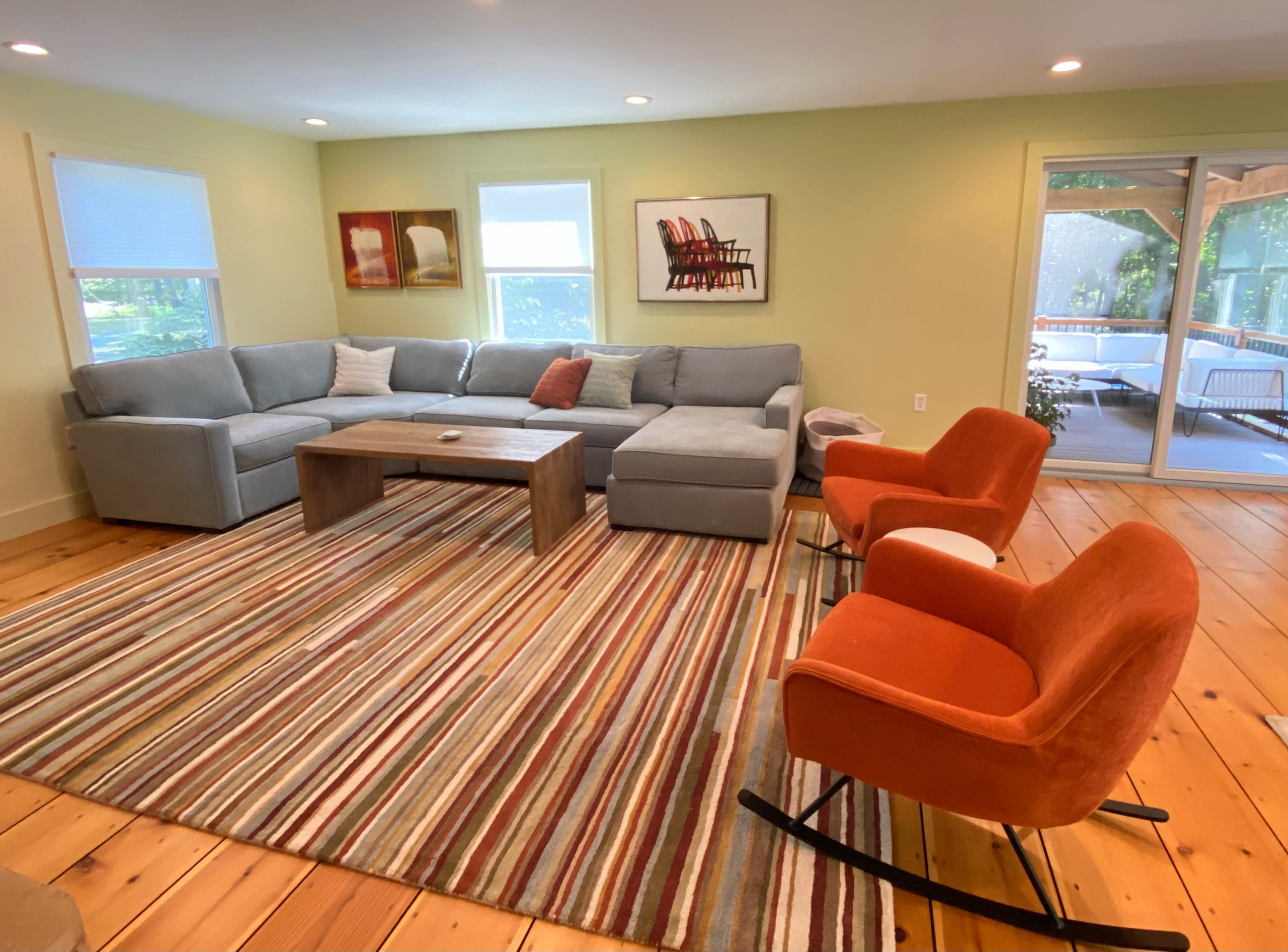 Color Drenched Vacation Home