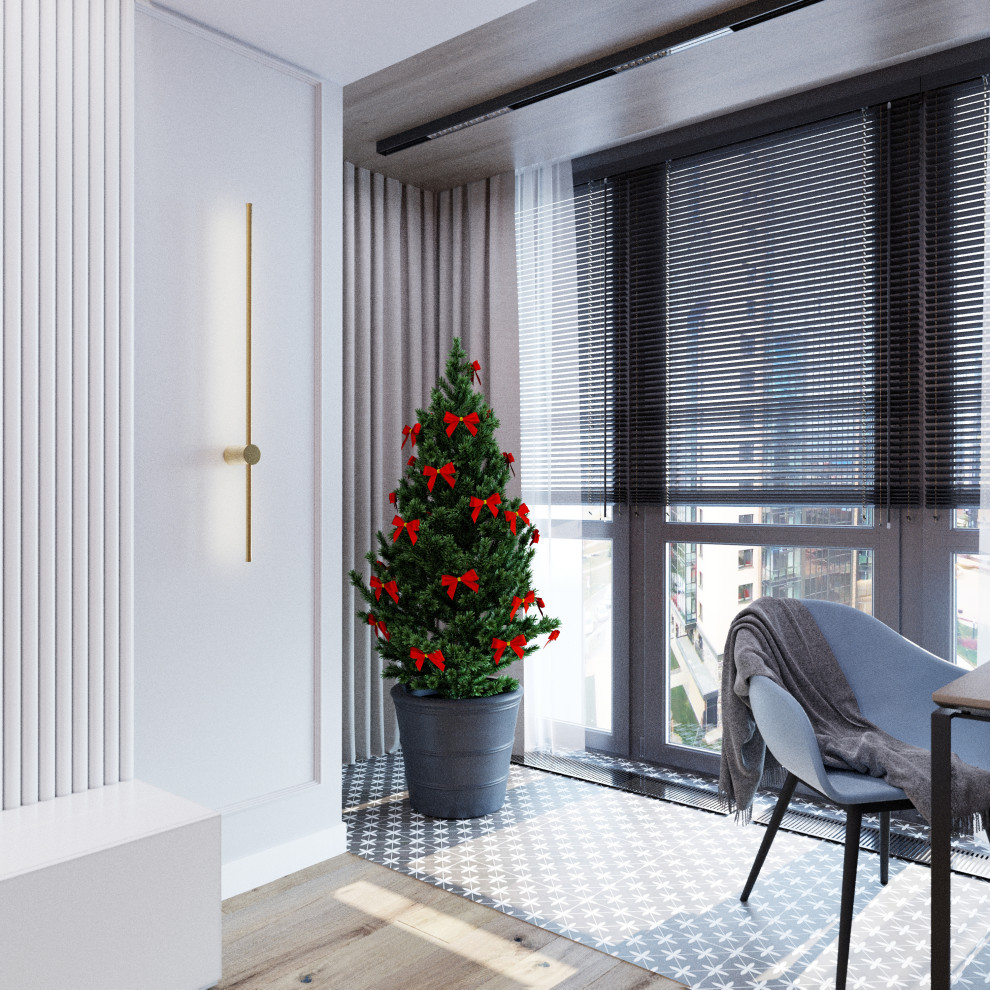 Дизайн Квартиры в ЖК Scandis Ozero для молодой девушки