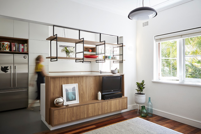 View of Simple Changes Enhance a Small Family Apartment | Houzz AU