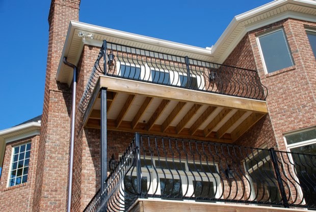 Custom Hand Rails traditional-house-exterior
