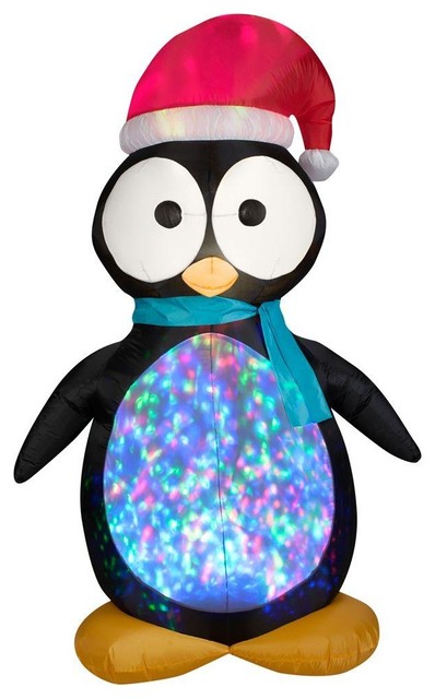 Gemmy 87752 Airn Lights Up Kaleidoscope Penguin Christmas Decor Gemmy 87752 Airn Lights Up Kaleidoscope Penguin Christmas Decor 7 5