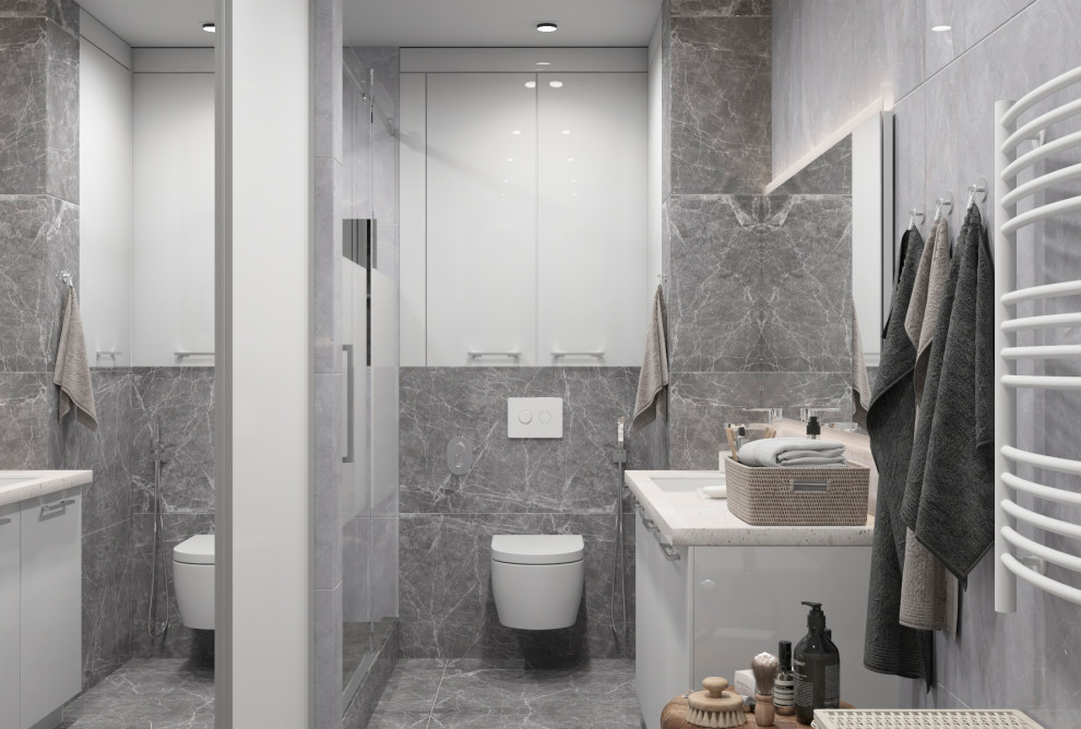 Два санузла в одном коттедже