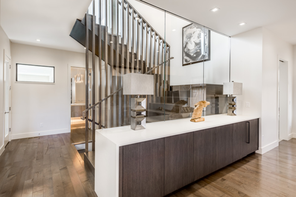 Inspiration for a contemporary home design remodel in Denver