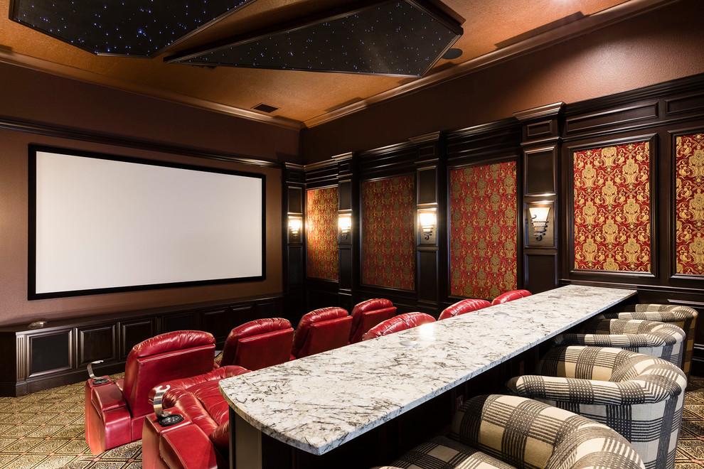 Azure - Traditional - Home Theater - Orlando - by Landmark Custom ...