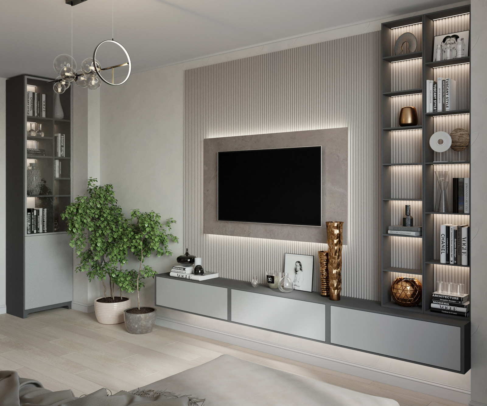 Гостиная в ЖК Гранд комфорт