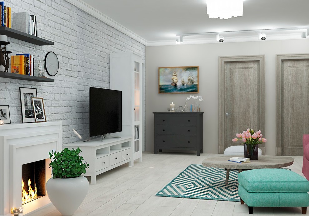 Квартира с элементами неоклассики