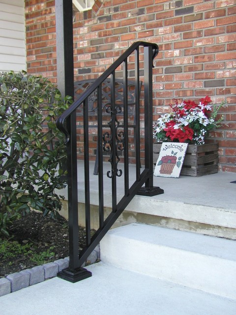 Iron Aluminum Exterior Railings South Nj Traditional Entry