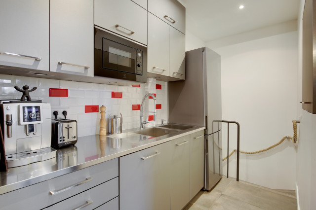 161m2 Champ de Mars Paris 7e traditional-kitchen
