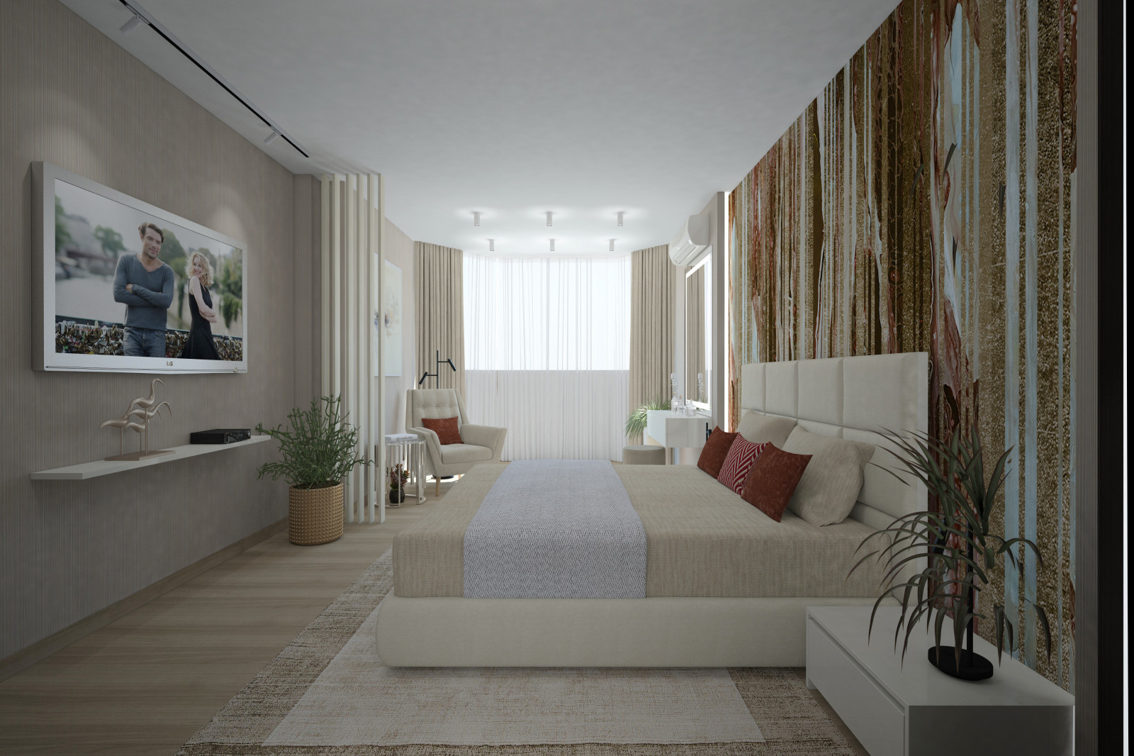 Квартира для молодоженов. Спальня В-2.