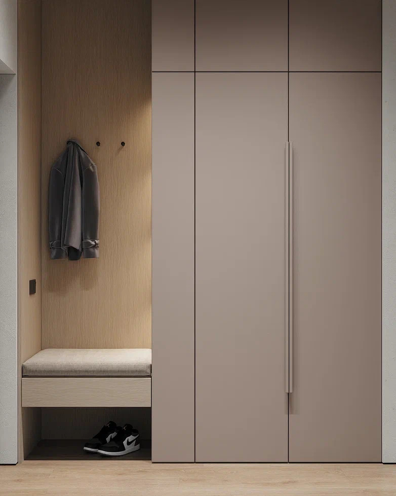 ЖК «Hide», квартира в стиле современный минимализм