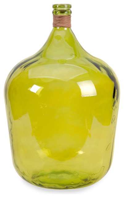 Lime Green Francesca Large Recycled Glass Jug