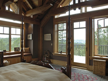 Samuelson Timberframe Design traditional-bedroom