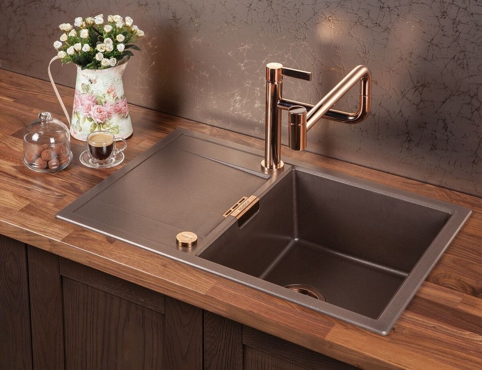 Фото моек и смесителей Schock