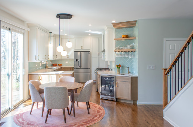 Inviting & Airy Algonquin Kitchen di-transizione-cucina