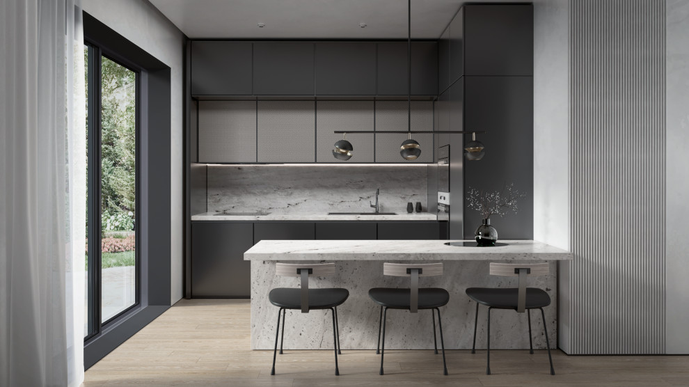 Modern monochrome interior