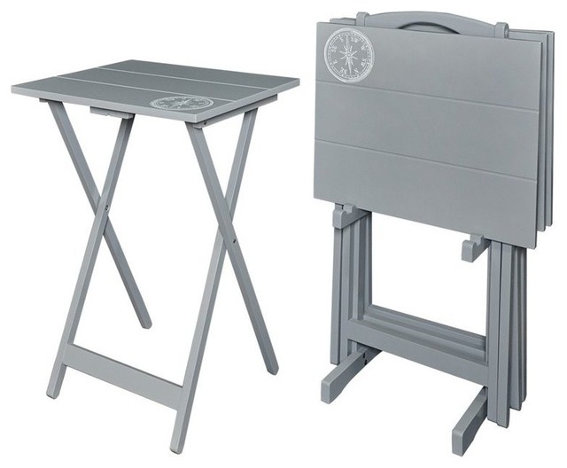 Linon Lorie Comp Tray Table Set Linon Lorie Comp Tray Table Set