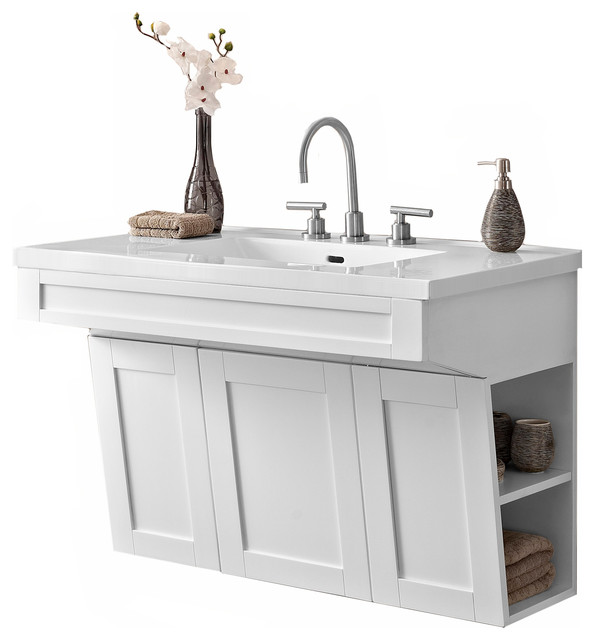 Fairmont Designs Shaker Americana 36 Single Vanity Integral Bowl 1 Hole