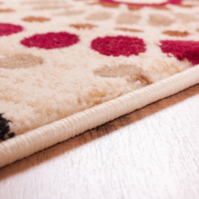 Blossom Valley Ivory Multi Fl Modern Abstract Retro Geometric Area Rug 2 3