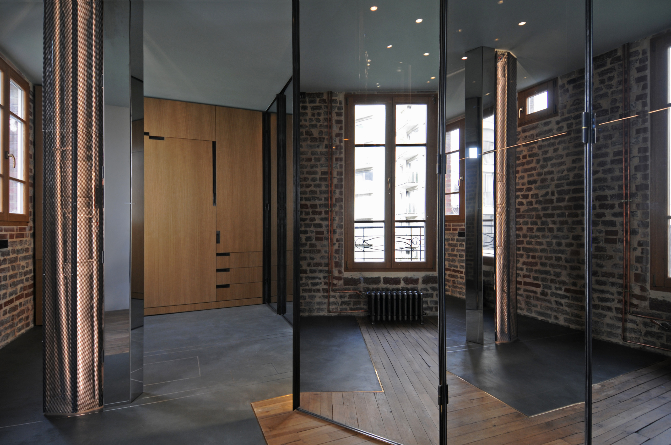 Rénovation complète d'un studio dans un esprit innovant