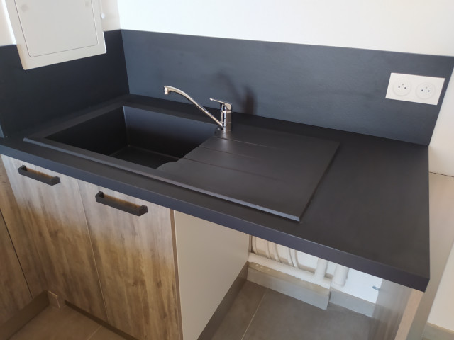 Conception et r&eacute;alisation d'une cuisine locative modern-kitchen