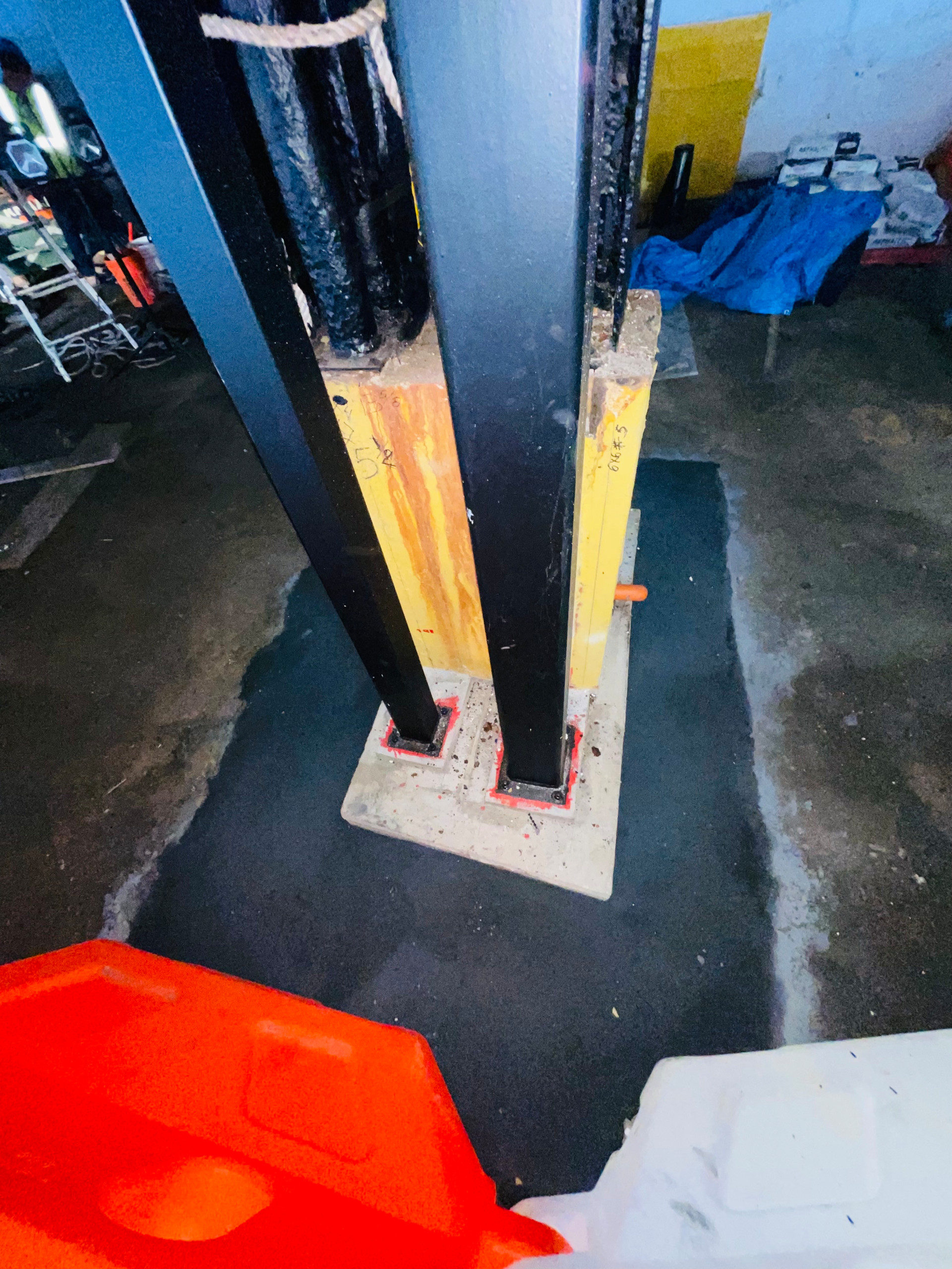 Temporary Parking Structure reinforcement
