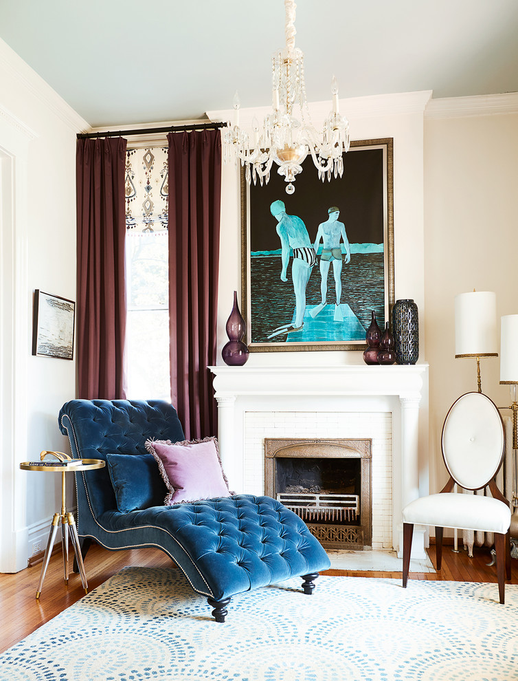 Inspiration for a transitional living room in Richmond.