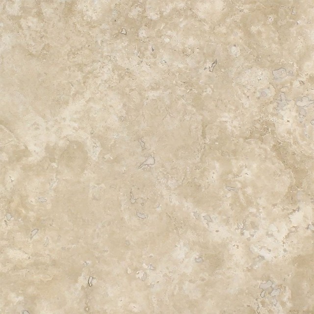Durango Travertine Tile, 16x16, Filled, Honed Field Tiles - Traditional