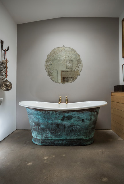 Modern Rustic Bathroom rustik-badrum