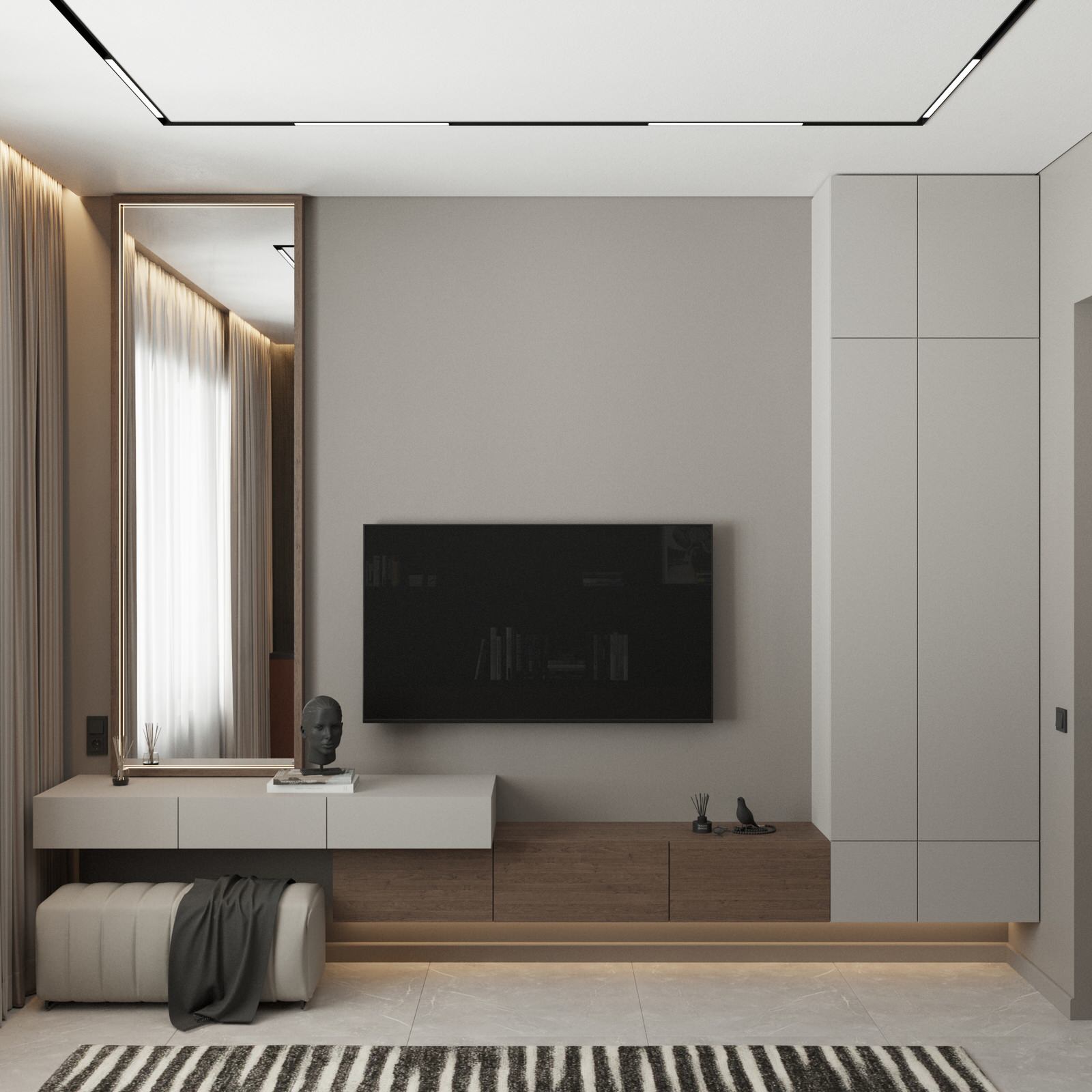 КП Первозванный 1, гостевая спальня (вариант 3)