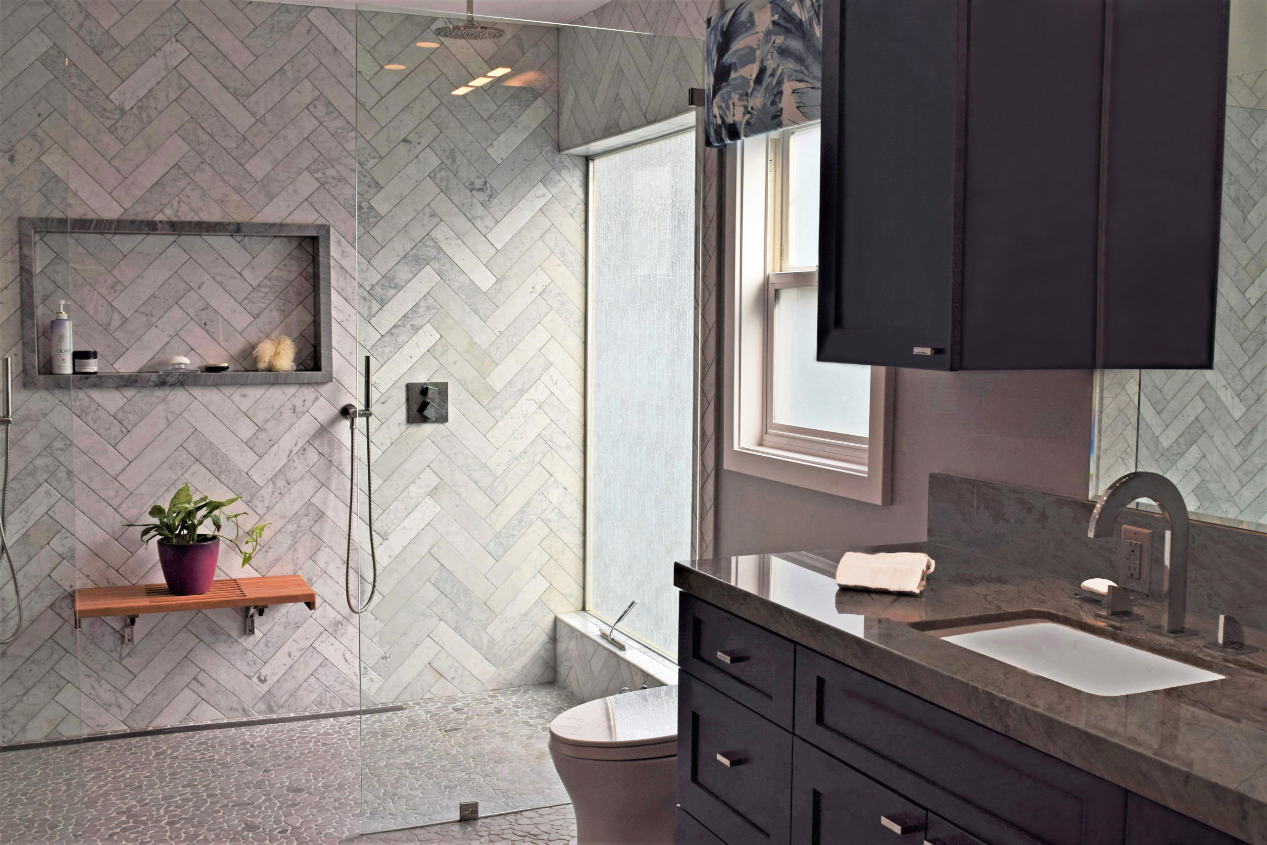 My Contemporary Master Bath Remodel for a Client in Sherman Oaks, Ca.