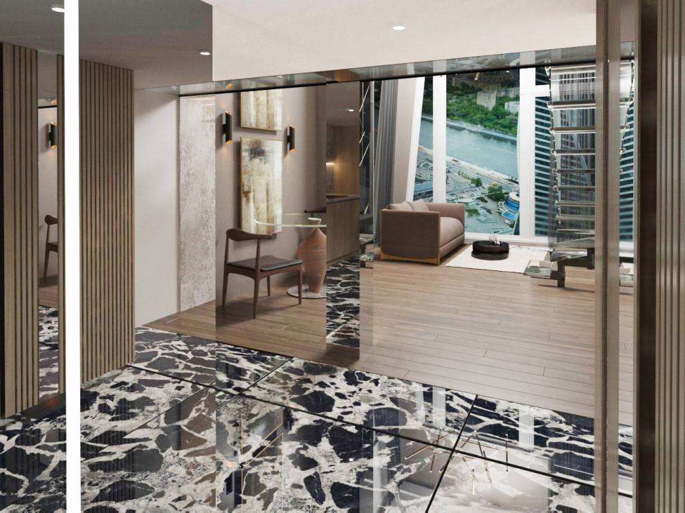 Двухуровневая квартира в Москва Сити