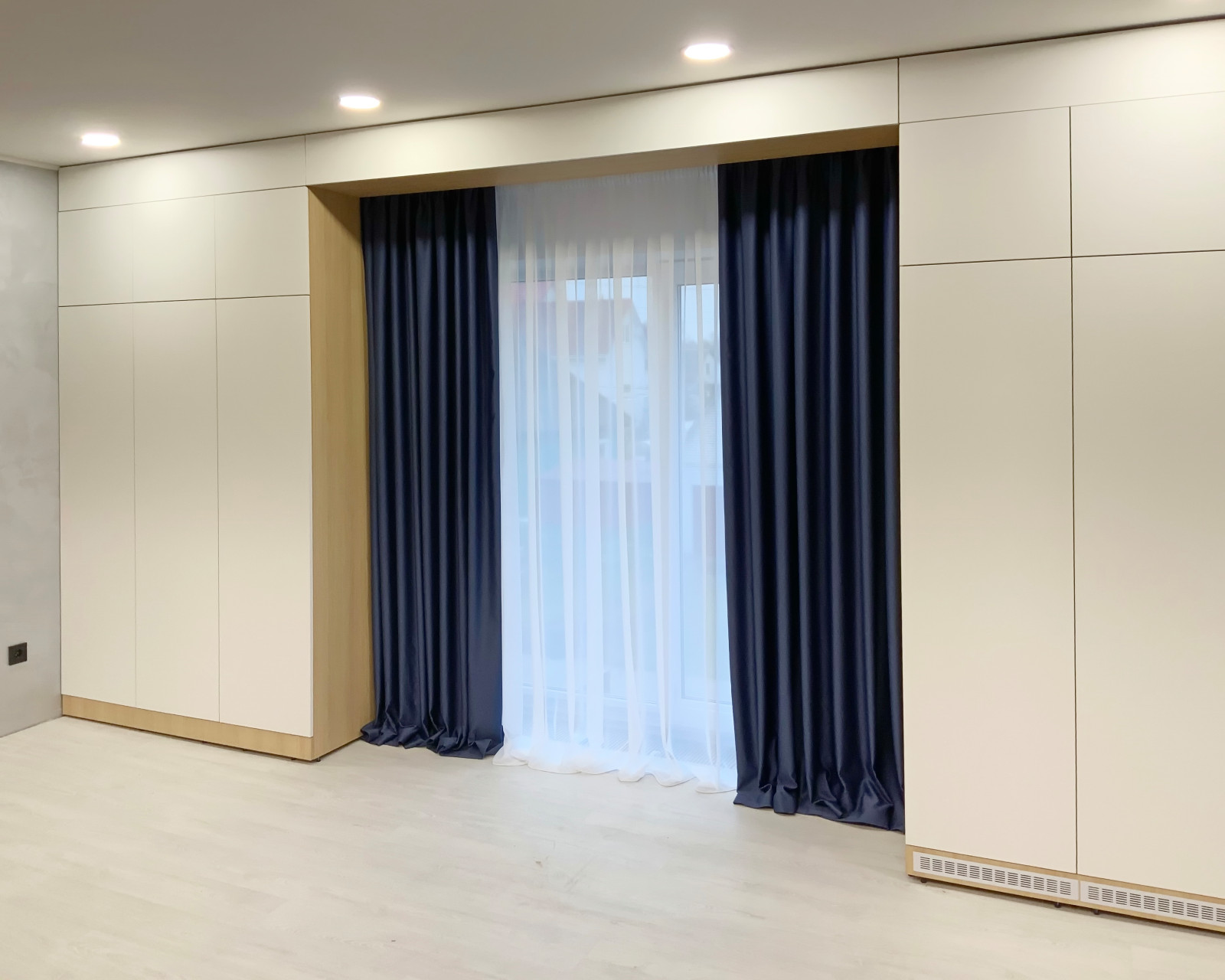 Шторы в спальную комнату частного дома - дизайн, пошив. монтаж.