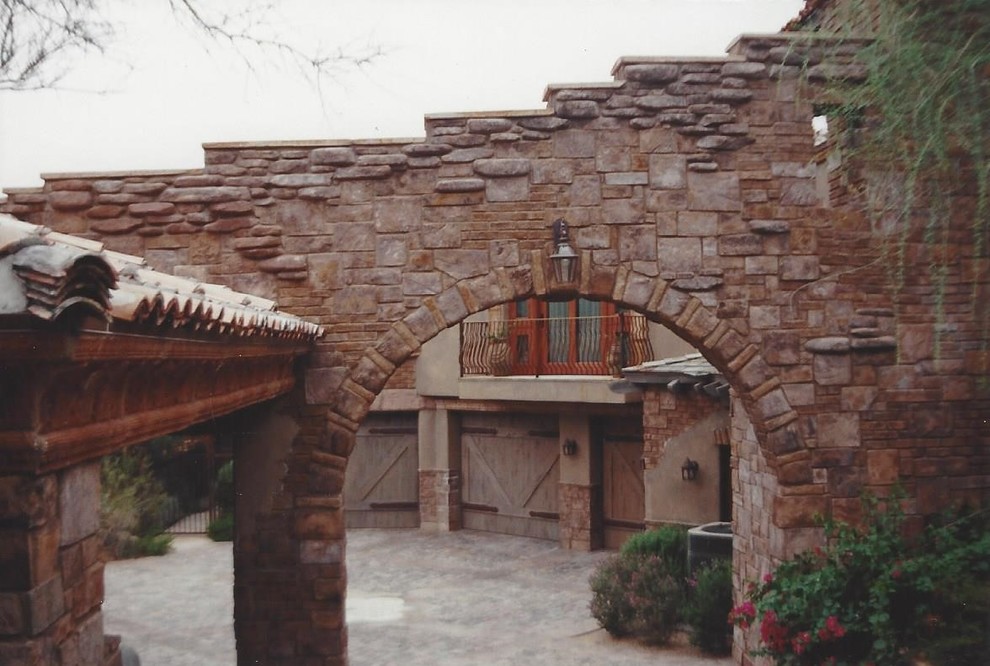 Mountain style exterior home photo in Phoenix