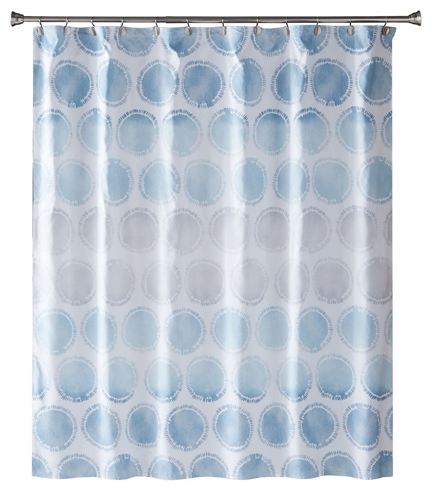 Swag Circles Shower Curtain Contemporary Shower Curtains by