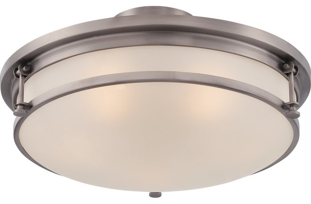 Quoizel Slr1720an Sailor Semi Flush Mount Light Antique Nickel