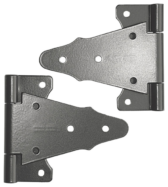 Tee Hinge Black (2 pcs set) Traditional Hinges by Xtreme eDeals