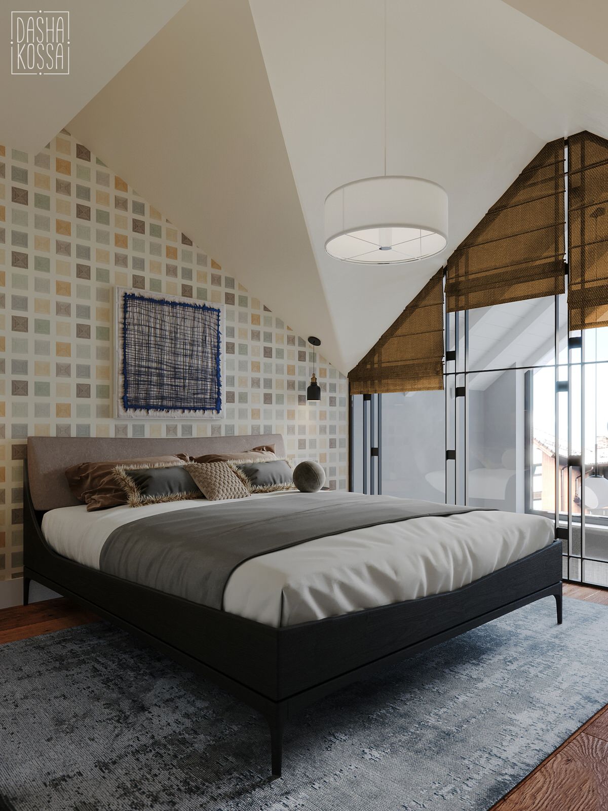 Двухуровневая квартира для загородной жизни в комфортных условиях