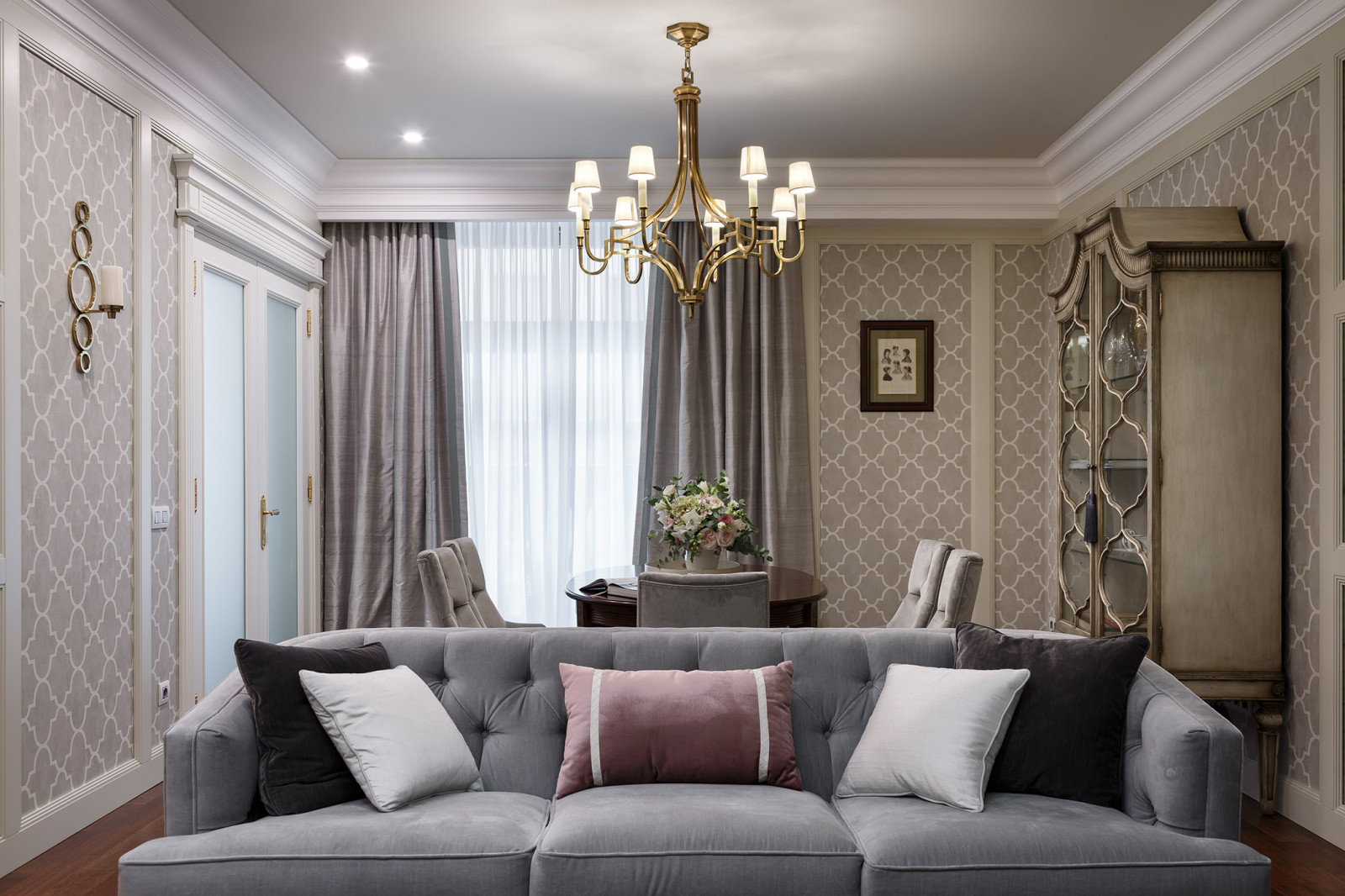 Новая Классика для молодой семьи на Набережной Фонтанки 280 м2