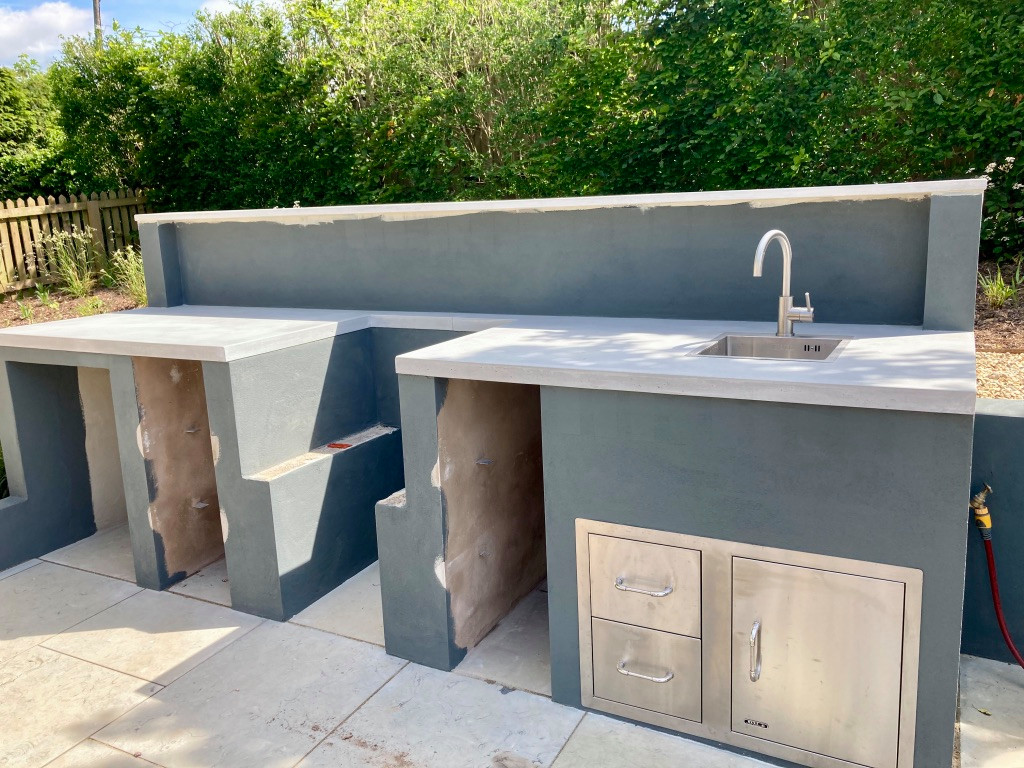 Old Meets New: A Modern Outdoor Kitchen