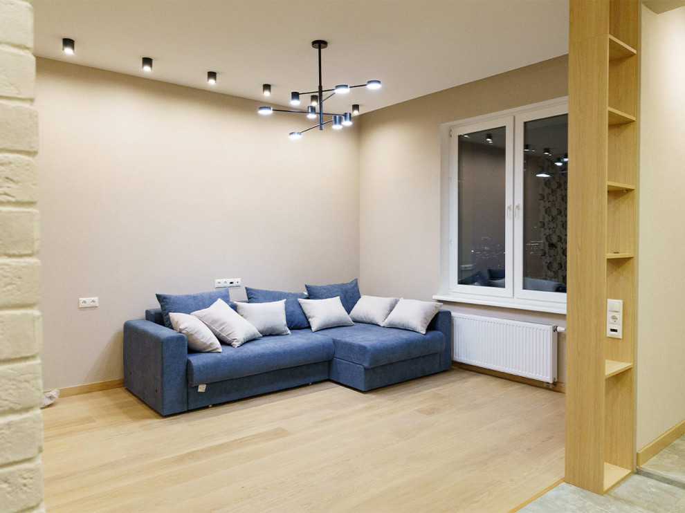 Ремонт по дизайн-проекту 38 м² в ЖК Фонвизинский