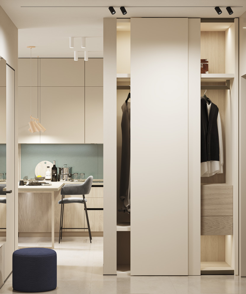 Дизайн-проект 1-комнатной квартиры Мегаполис-Парк