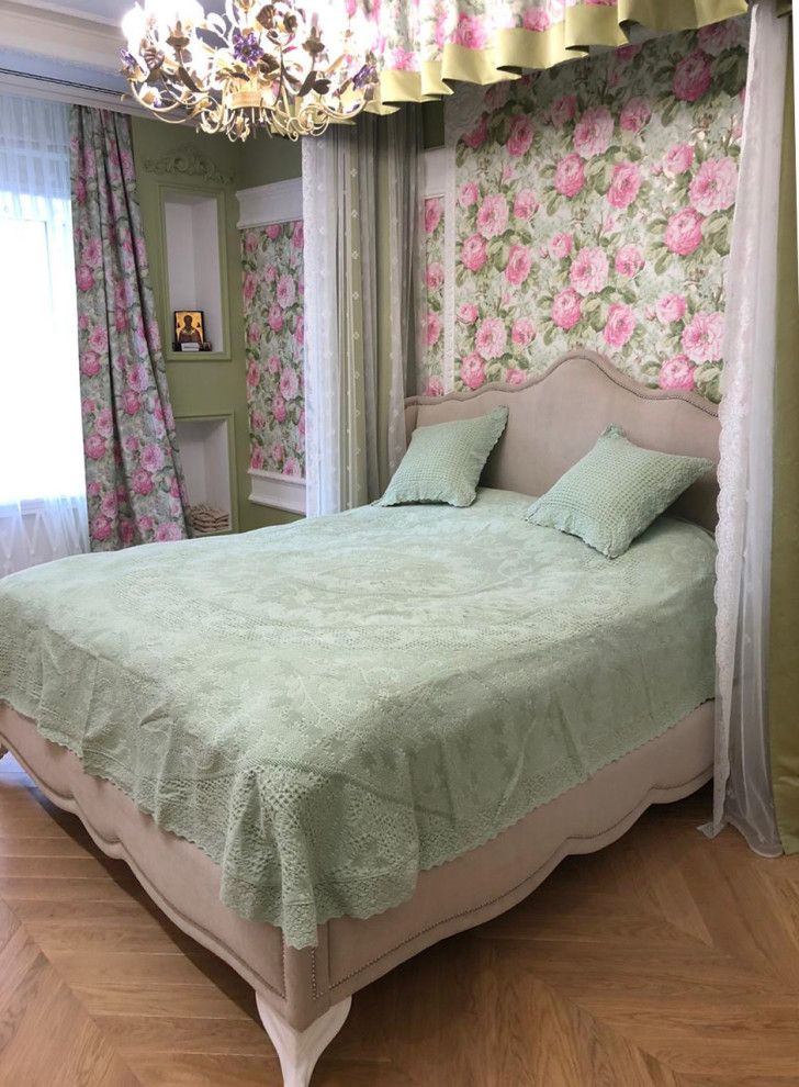 квартира в французском стиле в процессе декорирования